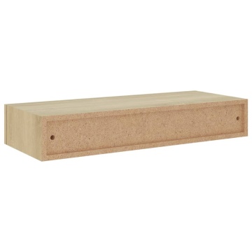 Dulap de perete cu sertar, stejar, 60x23,5x10 cm, MDF - Img 5