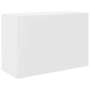 Dulap de perete de baie, alb, 60x25x40 cm, lemn prelucrat - Img 2