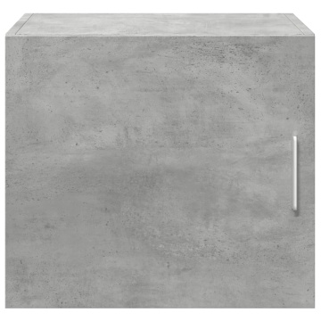 Dulap de perete, gri beton, 45x42,5x40 cm, lemn prelucrat - Img 4
