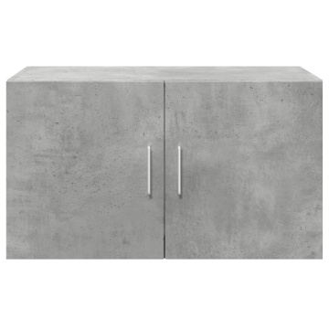 Dulap de perete, gri beton, 70x42,5x40 cm, lemn prelucrat - Img 4