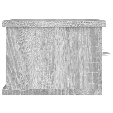 Dulap de perete, sonoma gri, 60x26x18,5 cm, lemn prelucrat - Img 4