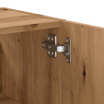Dulap de perete, stejar artizanal, 60x31x60 cm, lemn prelucrat - Img 7
