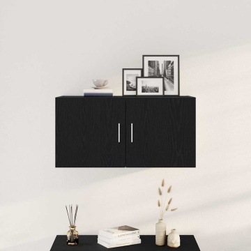 Dulap de perete Stejar negru 80x39x40 cm Lemn prelucrat - Img 3