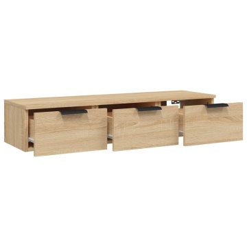 Dulap de perete, stejar sonoma, 102x30x20 cm, lemn compozit - Img 5