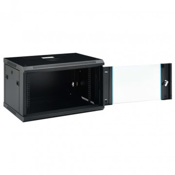 Dulap de server, montare pe perete, 6U, 19" IP20 600x450x375 mm - Img 1