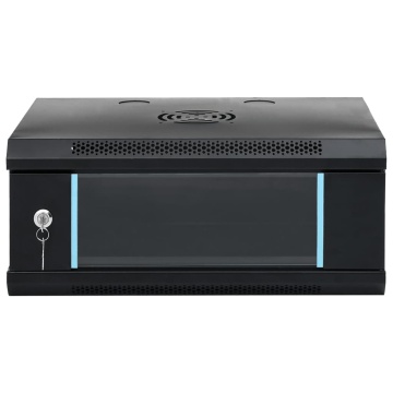 Dulap de server montat pe perete, 4U, 19 IP20, 53x40x21 cm - Img 3