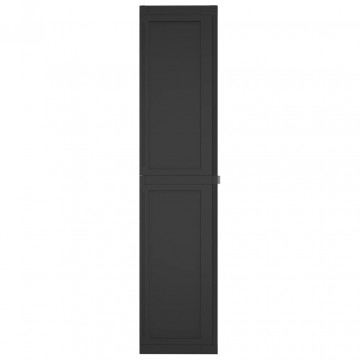 Dulap depozitare de exterior, negru, 97x37x165 cm, PP - Img 8