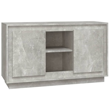 Dulap, gri beton, 102x35x60 cm, lemn prelucrat - Img 2