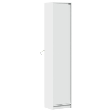 Dulap înalt cu LED alb 41,5x32,5x200 cm lemn prelucrat - Img 4