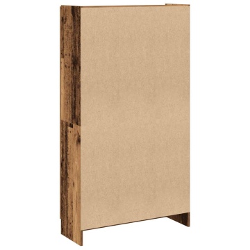 Dulap înalt, lemn vechi, 82,5x30,5x150 cm, lemn prelucrat - Img 5