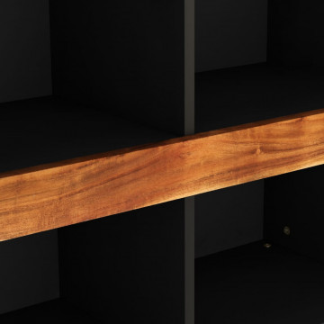 Dulap lateral, 85x33x75 cm din lemn masiv de acacia - Img 7