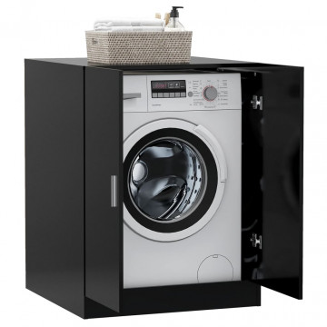 Dulap mașină de spălat, negru, 71x71,5x91,5 cm - Img 5