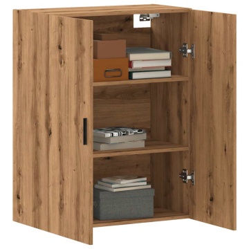 Dulap montat pe perete, stejar artizanal, 69,5x34x90 cm - Img 3