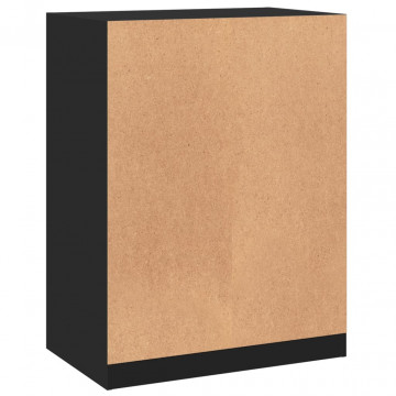 Dulap, negru, 77x48x102 cm, lemn prelucrat - Img 6