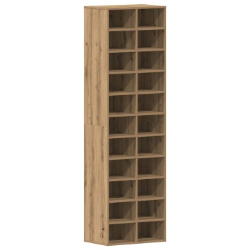 Dulap Pantofi Artisan Stejar 54x34x183 cm Lemn prelucrat - Img 2