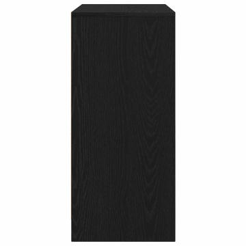 Dulap Pantofi Stejar Negru 57x34x76 cm Lemn prelucrat - Img 6