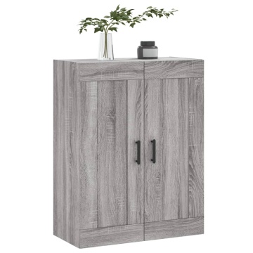 Dulap pe perete, sonoma gri, 69,5x34x90 cm, lemn prelucrat - Img 4
