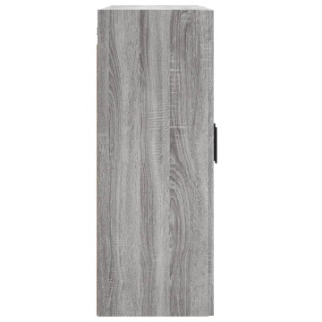 Dulap pe perete, sonoma gri, 69,5x34x90 cm, lemn prelucrat - Img 7