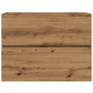 Dulap pentru baie stejar artizanal 60x38,5x45 cm lemn prelucrat - Img 4