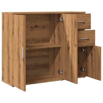 Dulap, stejar artizanal, 91x29,5x75 cm, lemn prelucrat - Img 6