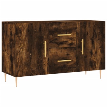 Dulap, stejar fumuriu, 100x36x60 cm, lemn compozit - Img 2