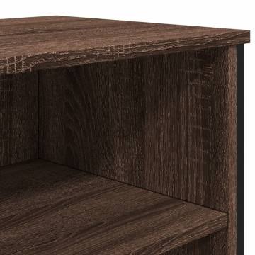 Dulap, stejar maro, 101x35,5x74,5 cm, lemn prelucrat - Img 6