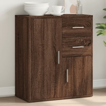 Dulap, stejar maro, 60x31x70 cm, lemn prelucrat - Img 1
