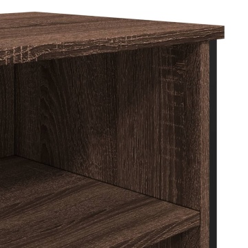 Dulap, stejar maro, 91x35,5x74,5 cm, lemn prelucrat - Img 6