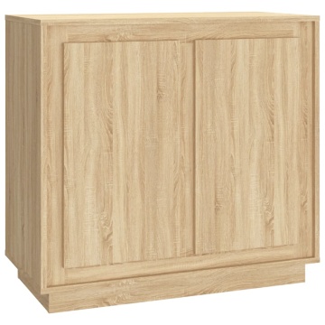 Dulap, stejar sonoma, 80x34x75 cm, lemn prelucrat - Img 2