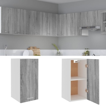 Dulap suspendat “Lyon”, gri sonoma, 29,5x31x60 cm - Img 1