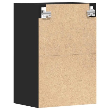 Dulap suspendat, negru, 40x29,5x60 cm, PAL - Img 5