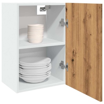 Dulap suspendat, stejar artizanal, 40x31x60 cm, lemn prelucrat - Img 1