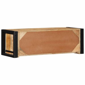 Dulap TV 80x30x25 cm lemn masiv de mango - Img 4