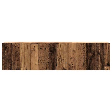 Dulap TV de perete, lemn vechi, 120x30x30 cm, lemn prelucrat - Img 4