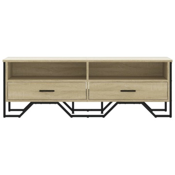 Dulap TV, stejar sonoma, 122x34x41 cm, lemn prelucrat - Img 4