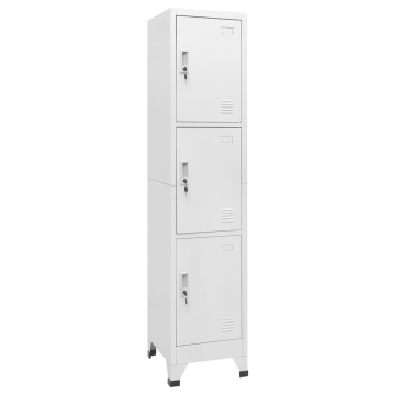Dulap vestiar cu 3 compartimente, 38x45x180 cm - Img 1