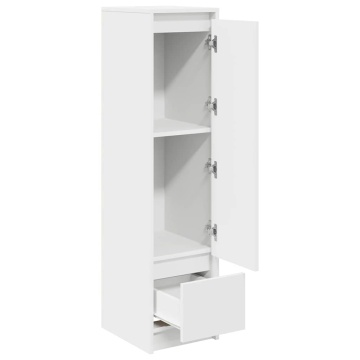 Dulapul alb 29,5x34x119,5 cm Lemn prelucrat - Img 8