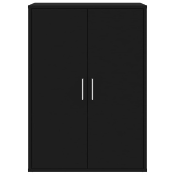 Dulapuri, 2 buc., negru, 60x31x84 cm, lemn prelucrat - Img 8