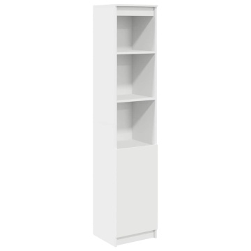 Dulapuri alb 37,5x35x180 cm lemn prelucrat - Img 2