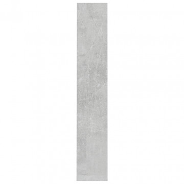 Dulapuri CD-uri, 2 buc., gri beton, 21 x 16 x 93,5 cm, PAL - Img 7