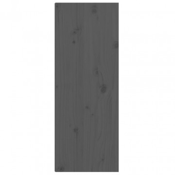Dulapuri de perete, 2 buc., gri, 30x30x80 cm, lemn masiv de pin - Img 7