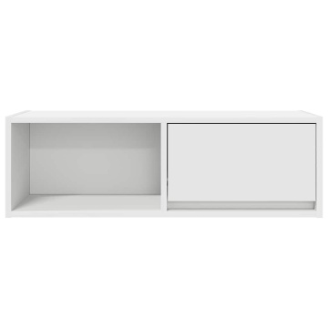 Dulapuri TV 2 buc Alb 80x31x25,5 cm Lemn prelucrat - Img 6