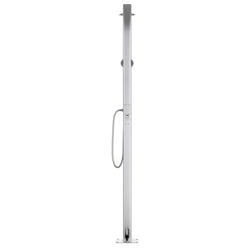 Duș de grădină, 215 cm, aluminiu - Img 8