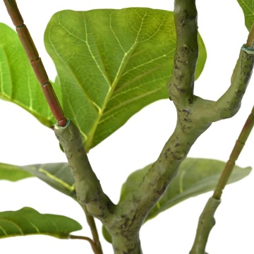 Ficus artificial 30 de frunze 125 cm verde - Img 4