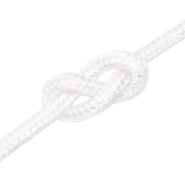 Frânghie de barcă, alb complet, 12 mm, 50 m, polipropilenă - Img 6