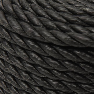 Frânghie de lucru, negru, 12 mm, 25 m, polipropilenă - Img 4