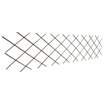 Gard cu zăbrele, 5 buc.,180 x 60 cm, salcie - Img 2