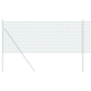 Gard din Sârmă Sudată Verde 0.8x50 m Oțel - Img 3