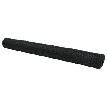 Gard hexagonal gri 1.4x10 m Oțel - Img 2