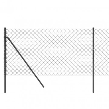 Gard plasă de sârmă, antracit, 1x25 m - Img 4